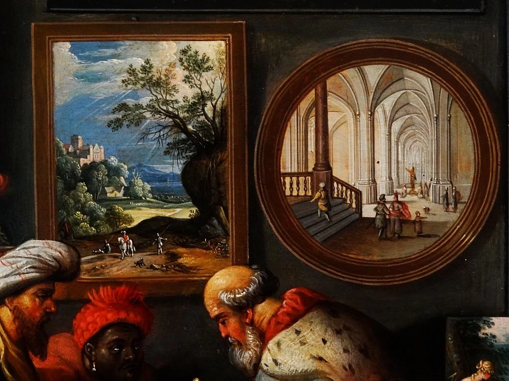 II - Apelle dipinge Campaspe, Mauritshuis, The Hague, The Netherlands, dettaglio 5